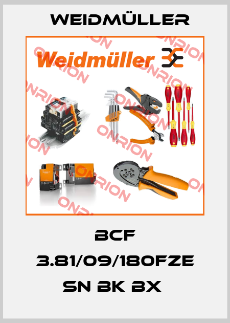BCF 3.81/09/180FZE SN BK BX  Weidmüller