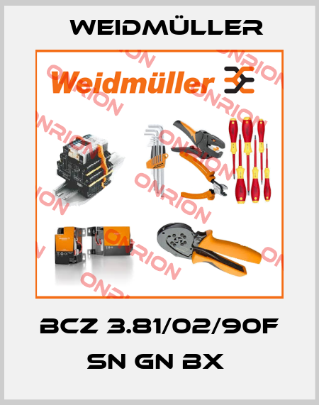 BCZ 3.81/02/90F SN GN BX  Weidmüller