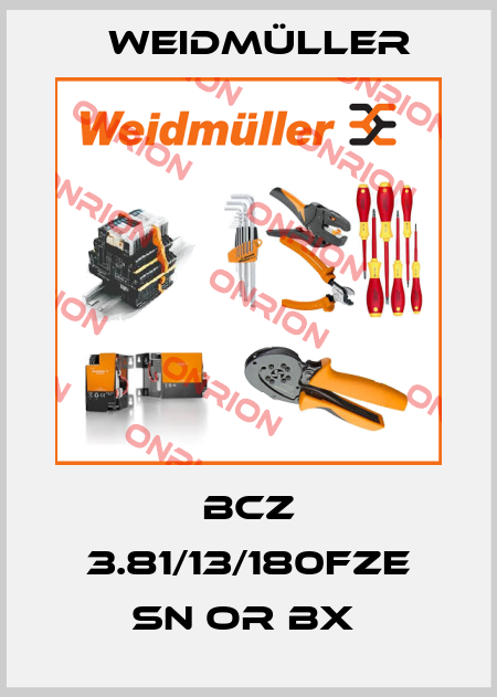 BCZ 3.81/13/180FZE SN OR BX  Weidmüller