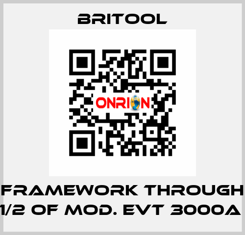 FRAMEWORK THROUGH 1/2 of mod. EVT 3000A  Britool