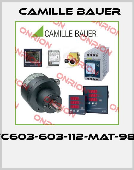 VC603-603-112-MAT-987  Camille Bauer