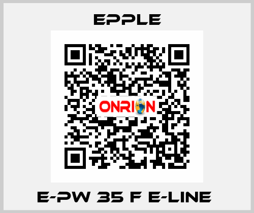 E-PW 35 F E-Line  Epple