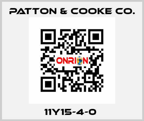 11Y15-4-0  Patton & Cooke Co.