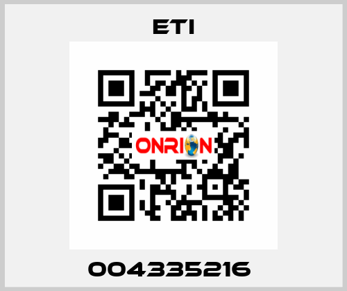 004335216  Eti