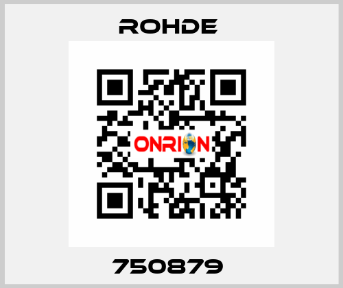 750879  Rohde 