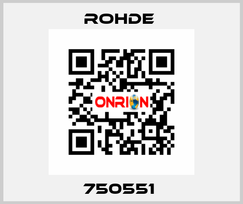 750551  Rohde 