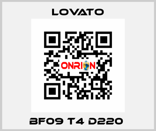 BF09 T4 D220  Lovato