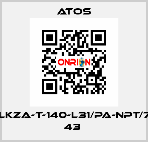 DLKZA-T-140-L31/PA-NPT/7C 43  Atos