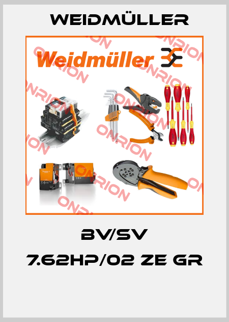 BV/SV 7.62HP/02 ZE GR  Weidmüller