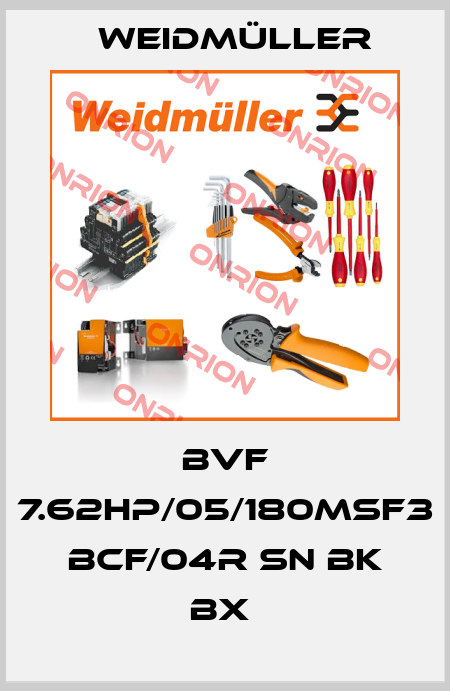 BVF 7.62HP/05/180MSF3 BCF/04R SN BK BX  Weidmüller