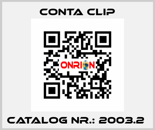 CATALOG NR.: 2003.2  Conta Clip