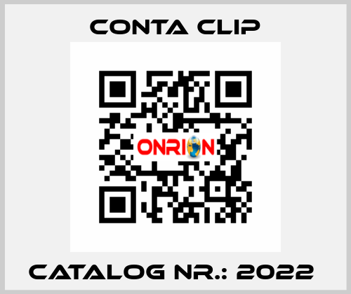 CATALOG NR.: 2022  Conta Clip