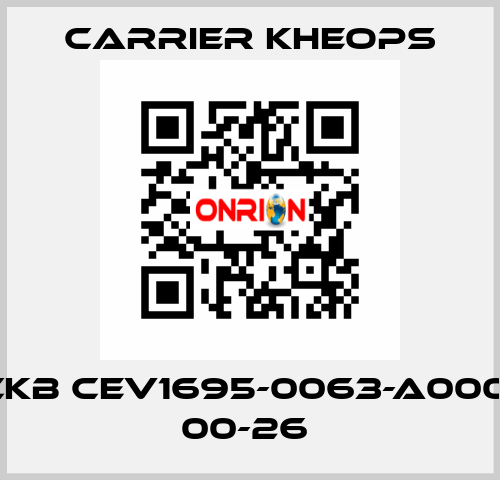 CKB CEV1695-0063-A0001 00-26  Carrier Kheops