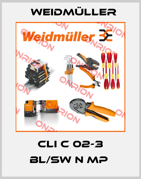 CLI C 02-3 BL/SW N MP  Weidmüller