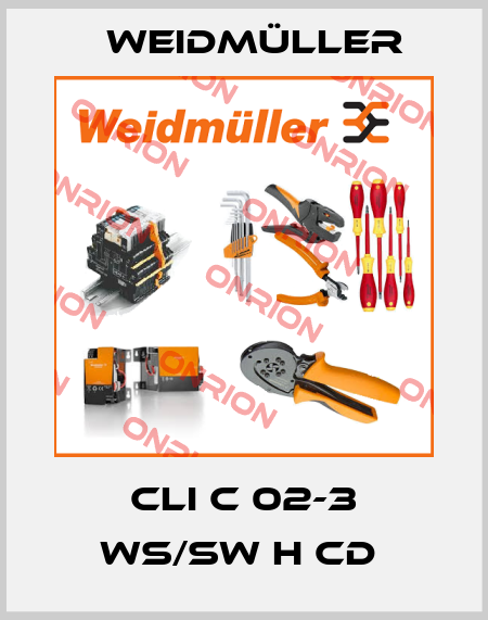 CLI C 02-3 WS/SW H CD  Weidmüller