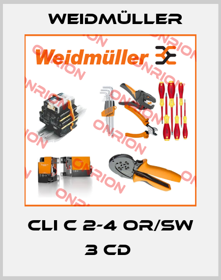 CLI C 2-4 OR/SW 3 CD  Weidmüller