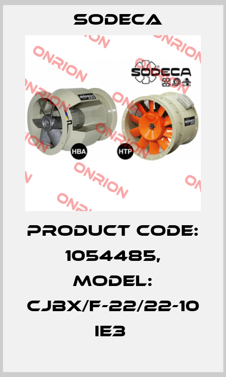 Product Code: 1054485, Model: CJBX/F-22/22-10 IE3  Sodeca