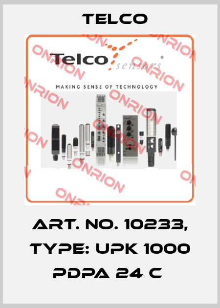 Art. No. 10233, Type: UPK 1000 PDPA 24 C  Telco