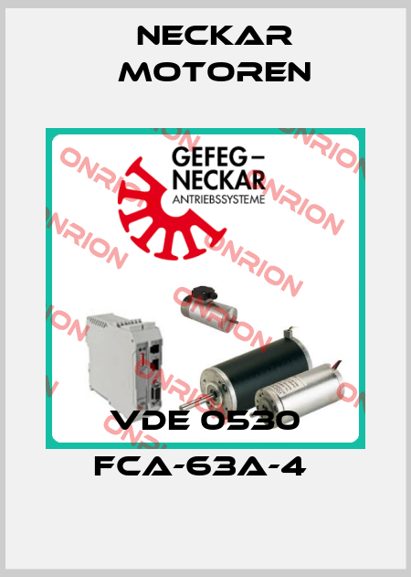VDE 0530 FCA-63A-4  Neckar Motoren