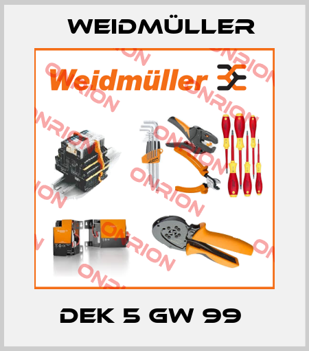 DEK 5 GW 99  Weidmüller