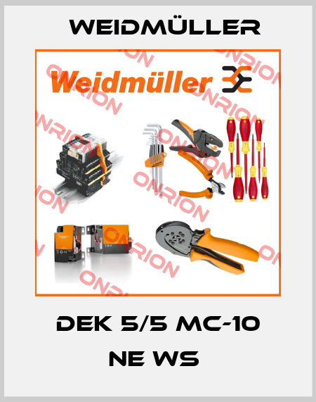 DEK 5/5 MC-10 NE WS  Weidmüller