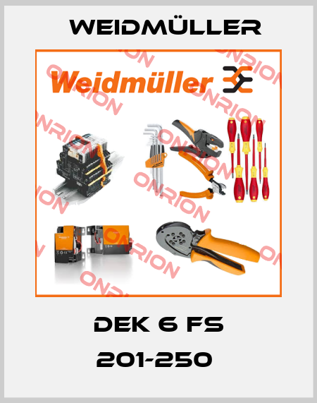 DEK 6 FS 201-250  Weidmüller