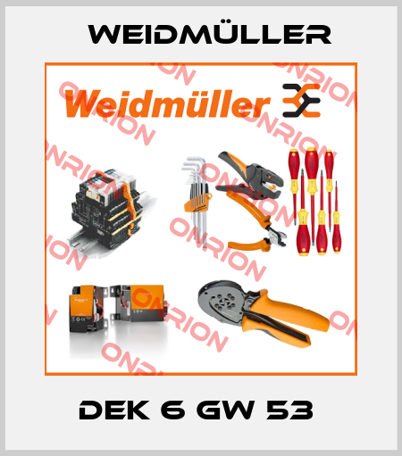 DEK 6 GW 53  Weidmüller