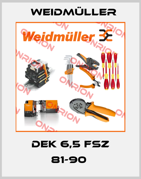 DEK 6,5 FSZ 81-90  Weidmüller