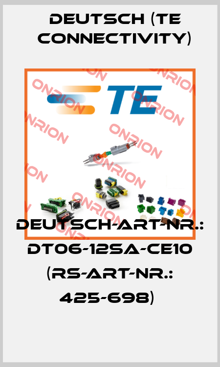Deutsch-Art-Nr.: DT06-12SA-CE10 (RS-Art-Nr.: 425-698)  Deutsch (TE Connectivity)