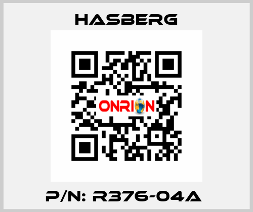 P/N: R376-04A  Hasberg