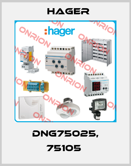 DNG75025, 75105  Hager