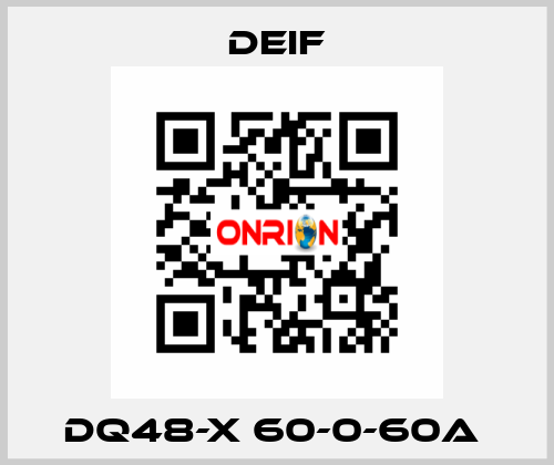 DQ48-X 60-0-60A  Deif