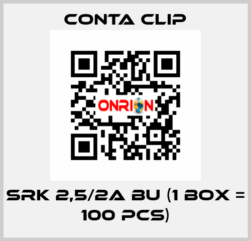 SRK 2,5/2A BU (1 box = 100 pcs) Conta Clip