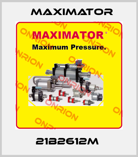 21B2612M  Maximator