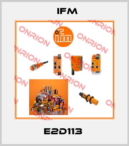 E2D113  Ifm