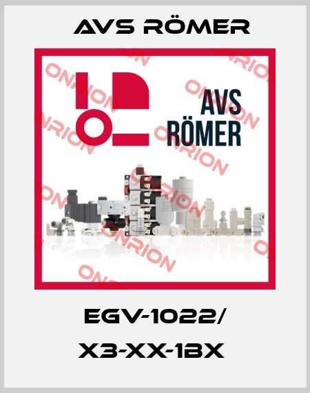 EGV-1022/ X3-XX-1BX  Avs Römer