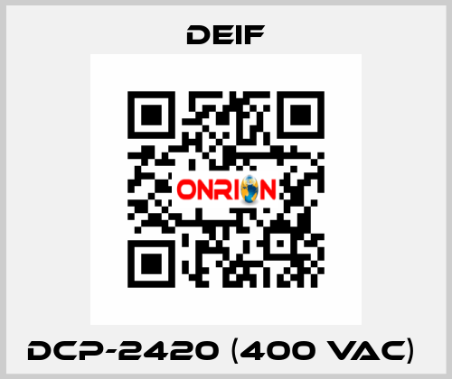 DCP-2420 (400 VAC)  Deif