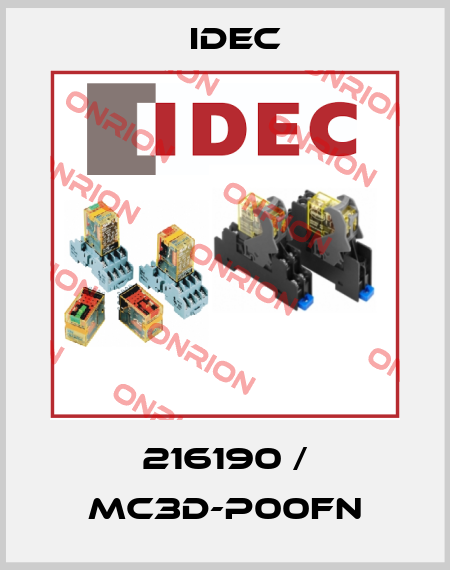 216190 / MC3D-P00FN Idec