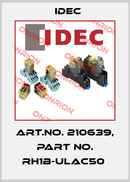 Art.No. 210639, Part No. RH1B-ULAC50  Idec