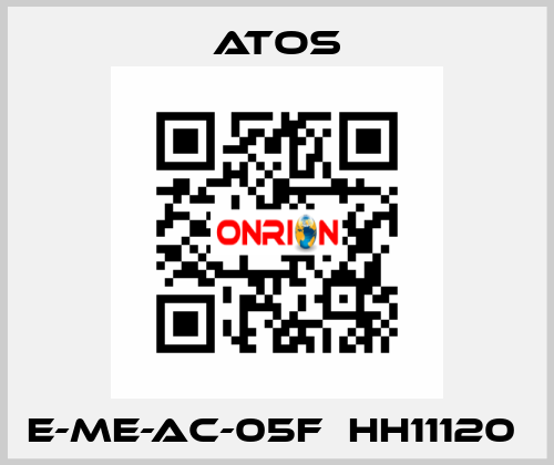 E-ME-AC-05F  HH11120  Atos