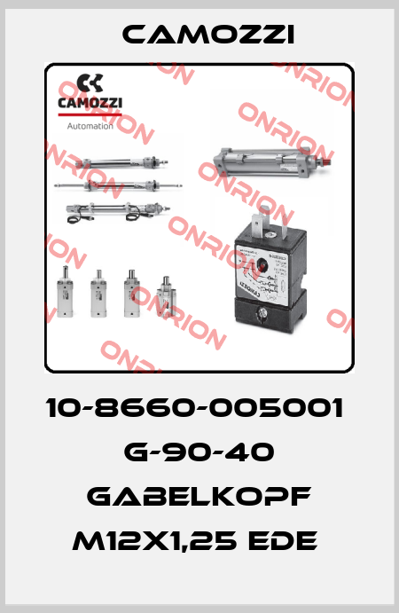 10-8660-005001  G-90-40 GABELKOPF M12X1,25 EDE  Camozzi