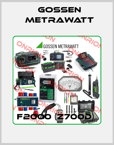 F2000 (Z700D)  Gossen Metrawatt