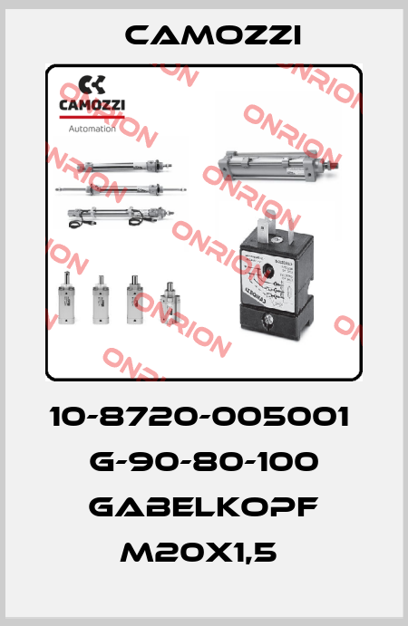 10-8720-005001  G-90-80-100 GABELKOPF M20X1,5  Camozzi