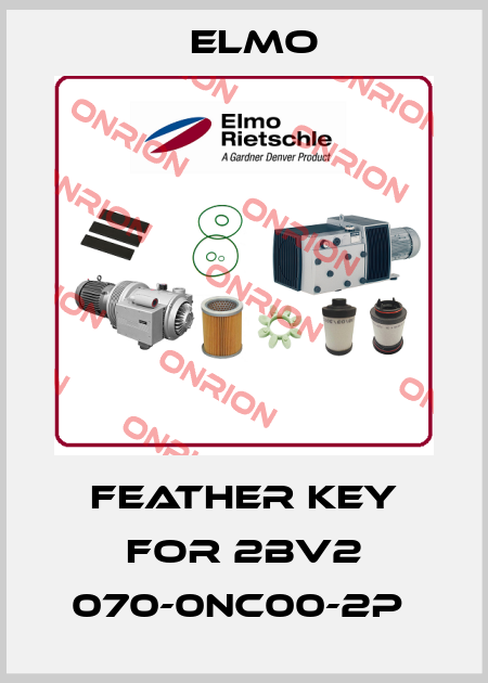 Feather key for 2BV2 070-0NC00-2P  Elmo