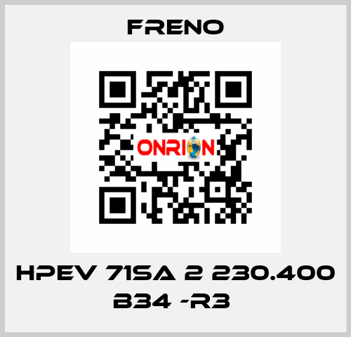 HPEV 71SA 2 230.400 B34 -R3  Freno