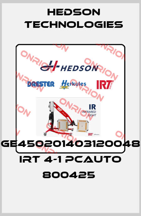 GE450201403120048 IRT 4-1 PCAUTO 800425  Hedson Technologies