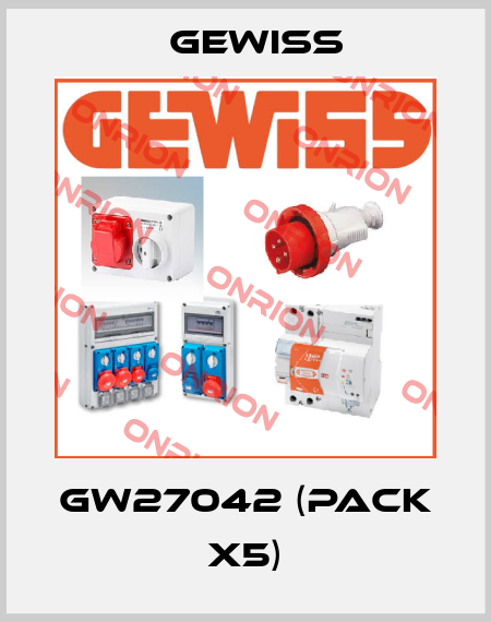 GW27042 (pack x5) Gewiss