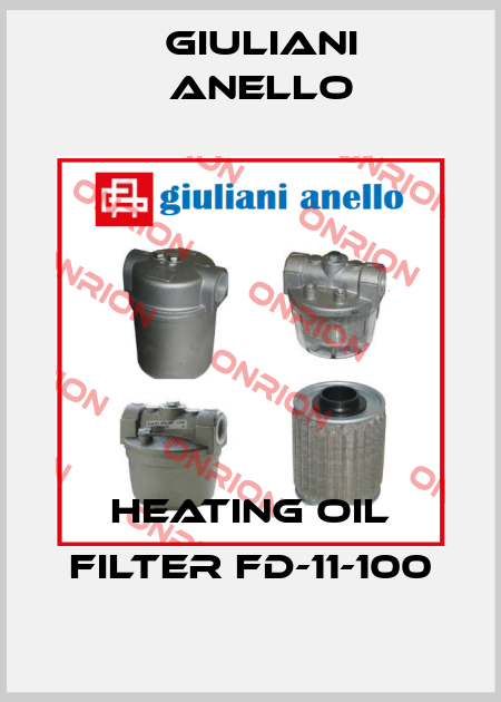 heating oil filter FD-11-100 Giuliani Anello