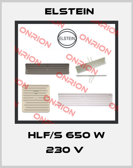 HLF/S 650 W 230 V  Elstein