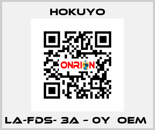 LA-FDS- 3A – 0Y  OEM  Hokuyo